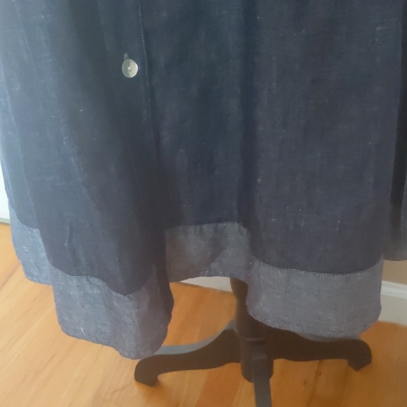 Jones New York Blue Polo Collar A-Line Dress - Picture 6 of 6